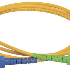 фото Шнур оптический коммутационный переходной (патч-корд) для одномодового кабеля (SM) 9/125 (OS2) SC/UPC-SC/APC одинарного исполнения (Simplex) LSZH 1м (FPC09-SCU-SCA-C1L-1M)