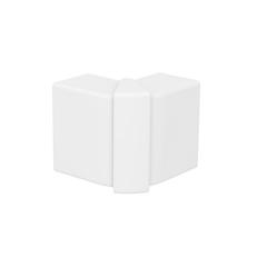 фото Угол внешний кабель-канала WDK 12x22 мм, ПВХ белый (WDK HA12022RW)