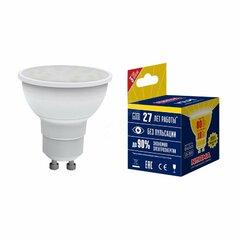 фото LED-JCDR-10W/WW/GU10/NR Лампа светодиодная. Форма JCDR, матовая. Серия Norma. Теплый белый свет (3000K). Картон. ТМ Volpe (UL-00003842)