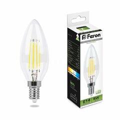 фото Лампа светодиодная LED 5вт Е14 белый свеча FILAMENT (LB-58)