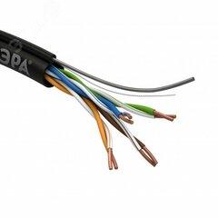 фото Витая пара U/UTP Cat5e 4x2x24 AWG CU PE + ТРОС OUTDOOR 305 м (Б0044432)