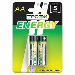 фото Элемент питания Трофи LR6-2BL ENERGY Alkaline (20/360/8640) (Б0017045)