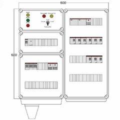 фото Щит управления электрообогревом DEVIBOX HR 9x4400 D330 (в комплекте с терморегулятором и датчиком температуры) (DBR139)