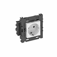 фото Розетка одинарная 0° Modul45connect с заземляющим контактом 250 В 16A (белый) (STD-D0C8 RW1)