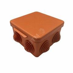 фото GUSI Коробка распределительная 80х80х55 (7 муфт), IP54, ОП, оранжевый, негорючая, ПВ-0 (С3В87 Нг)