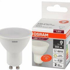 фото Лампа светодиодная LED 7 Вт GU10 3000К 560Лм спот 220 В (замена 60Вт) OSRAM (4058075581555)