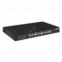 фото PoE коммутатор Fast Ethernet на 24 x RJ45 портов + 4 x GE Combo uplink порта. (SW-62444(400W))