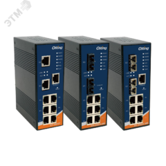 фото Коммутатор сетевой индустриальный Rugged 6x 10/100TX (RJ-45) + 2x 100FX (Multi-Mode/SC) (IES-3062FX-MMSC)