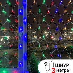 фото Гирлянда LED Сеть 1,8 м*1,5 м ENIS-01M мультиколор, мультирежим, 220V, IP20 (60/540) ЭРА (Б0041901)