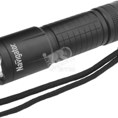 фото Фонарь светодиодный NPT-P05-3AAA 1LED CREE 3Вт металл (71593)