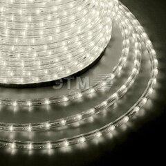 фото Дюралайт LED профессиональная, эффект мерцания (2W) - ТЕПЛЫЙ БЕЛЫЙ, 36 LED/м, бухта 100м (121-256)