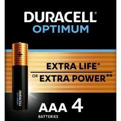 фото Элемент питания ААА алкалиновые 1,5v 4 шт. LR03-4BL 5014062 Optimum Duracell (Б0056021)