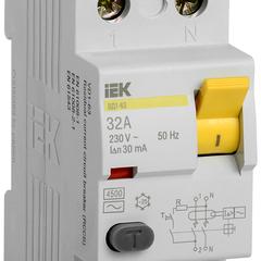 фото Выключатель дифференциального тока (УЗО) 2п ВД1-63 32A 30мA(Электромеханическое) (MDV10-2-032-030)