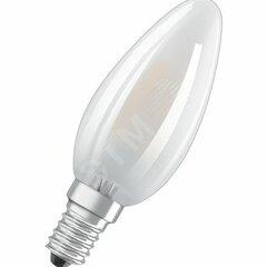 фото Лампа светодиодная филаментная Parathom Retrofit CLB 5W (замена40Вт), теплый белый свет, E14, матовая колба, диммируемая Osram (4052899959170)