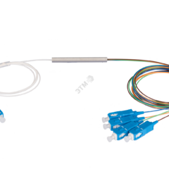 фото Сплиттер планарный 1x4, одномодовый, G.657.A1, SC/UPC, миникорпус, 0.9 мм (NMF-SPP1X4A1-SCU-M)