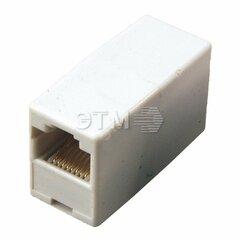 фото Проходник компьютерный RJ-45(8P-8C) cat 5e (гнездо-гнездо) (etm03-0101)