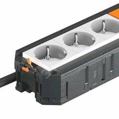 фото Рамка 4-модульная с розетками 3 белые, 1 оранжевая, 250 V, 16 A, 2P+E, штекер WINSTA MIDI (UTC4 W W3OR1)