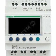 фото Zelio интеллект.реле 12 I/O TR 24VDC (SR2B122BD)