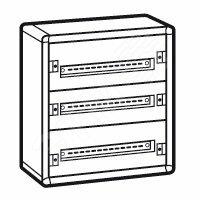 фото Шкаф распределительный с металлическим корпусом XL3 160 для модульного оборудования 3 рейки (20003)