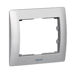 фото Galea Life Рамка 1 пост Brushed Aluminium (771951)