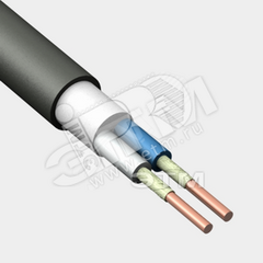 фото Кабель силовой ВВГнг(А)-FRLS 2х1.5 (N)-1 однопроволочный