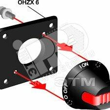 фото Адаптер монтажный OHZX6 (1SCA022559R5670)