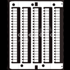 фото Табличка маркировочная отпечатанная CNU/8/L1 100шт L1 (ZN80L1)