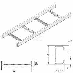 фото Кабельный лоток лестничного типа DAVID (PEKS 60*600)