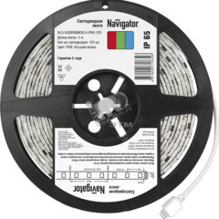 фото Лента светодиодная LEDх30/м 5м 5Вт/м 12В IP65 RGBM (71834 NLS-5050)