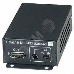 фото Приёмник HDMI сигнала и сигнала ИК по одному кабелю витой пары CAT6 до 70м (CAT5e до 60м) (HE02EIR)