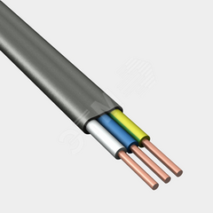 фото Кабель силовой ВВГ-Пнг(А)  3х1.5 (N. PE) - 0.66   бухта 100м