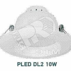 фото Светильник светодиодный PLED DL2  10W  Fr/Wh 6500K/740Lm 230V/50Hz Jazzway (1026866)