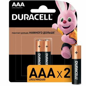 фото Элемент питания Duracell LR03-2BL BASIC CN (24/96/14592) (Б0026812)