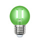Фото №2 Лампа светодиодная декоративная цветная LED 5вт 200-250В шар 350Лм Е27 ЗЕЛЕНЫЙ Uniel Air color (UL-00002988)