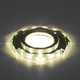 Фото №3 Светильник ИВО-50w G5.3 со светодиодной подсветкой 4000К многоугольник белый хром (CD8120)