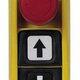 Фото №5 Пост кнопочный подвесной 2 кнопки с колпачком + 1 кнопка аварийного останова (XACA2113)