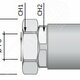 Фото №3 Муфта металлорукав DN=12-жесткая труба D=16мм IP66/IP67 никелированная латунь (6117-12N)