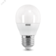 Фото №2 Лампа светодиодная LED 10 Вт 710 Лм 3000К теплая Е27 Шар Elementary Gauss (53210)