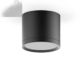 Фото №2 Светильник светодиодный ДПО 10 Вт 700 Лм 3000К цилинндр накладной 170-240 В 88х75 мм IP20 черный с рассеивателем LED Overhead Gauss (HD016)