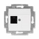 Фото №2 Розетка информационная ABB Levit RJ45 категория 5e и заглушка белый (5014H-A51017 03W)