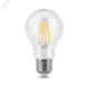 Фото №2 Лампа светодиодная LED 10 Вт 970 Лм 4100К белая Е27 А60 шаг. диммирование Filament Gauss (102802210-S)