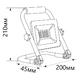 Фото №7 Прожектор светодиодный ДО-30w переносной 6400K 2400Лм IP65 (LL-512)