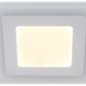 Фото №5 LED 4-9 BL Точечные светильники ЭРА светодиодный квадратный c cиней подсветкой LED 9W  540LM 220V 4000K (Б0017496)