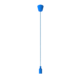 Фото №2 Светильник подвесной декоративный PL014 с проводом 1м E27 Модерн голубой Gauss (PL014)
