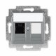 Фото №2 Розетка информационная ABB Levit RJ45 категория 5e и заглушка сталь (5014H-A51017 69W)