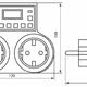 Фото №5 Розетка с таймером (недельная) 3500W/16A 230V, Stekker (ТМ25)