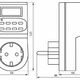 Фото №4 Розетка с таймером (недельная) электронная IP20 16А 3500W ТМ22 (ТМ22)