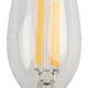 Фото №4 Лампа светодиодная филаментная F-LED B35-5W-840-E14 (филамент, свеча, 5Вт, нейтр, E14 (10/100/3500) ЭРА (Б0043449)