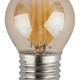 Фото №4 Лампа светодиодная F-LED P45-9W-827-E27 gold  (филамент, шар золот, 9Вт, тепл, E27) (10/100/3600) ЭРА (Б0047025)