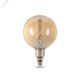 Фото №2 Лампа светодиодная LED 8 Вт 620 Лм 2400К теплая Е27 G200 golden flexible Filament Gauss (154802008)